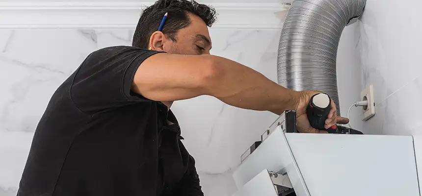 Precision In-wall Dryer Vent Cleaning & Rerouting Corrections in Bloomington, CA